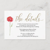 Beauty and the Beast Information Enclosure Kaart (Voorkant)