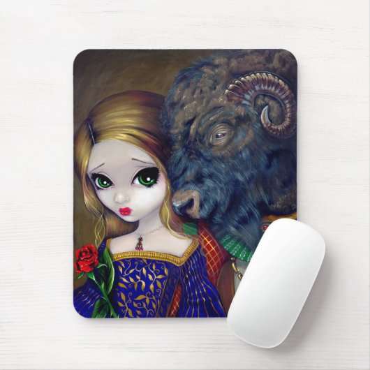 "Beauty and the Beast" Mousepad Muismat (Met muis)