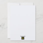 Beauty and the Beast Sweet 16 Rozen Kaart (Achterkant)