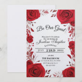 Beauty and the Beast Sweet 16 Rozen Kaart (Voorkant / Achterkant)