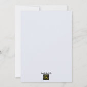 Beauty and the Beast Sweet 16 Rozen Kaart (Achterkant)