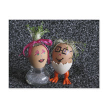 Beauty and the Geek Eggmen serie Paas Briefkaart
