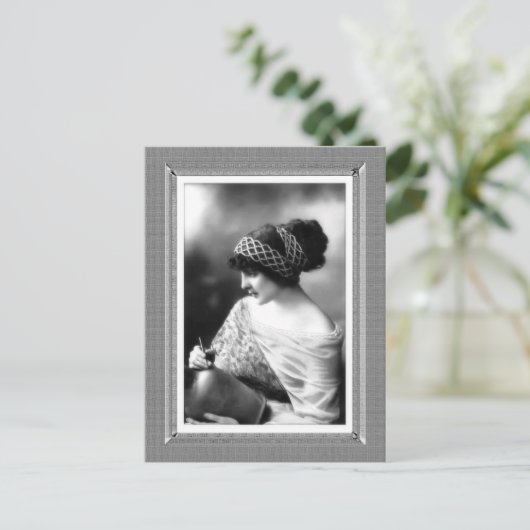  Beauty - Artisan - in zwart-wit Briefkaart (Staand voorkant)