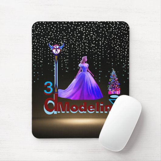 Beauty Assepoester 3D Modeling - Muismat (Met muis)