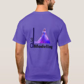 Beauty Assepoester 3D Modeling - T-shirt (Achterkant)