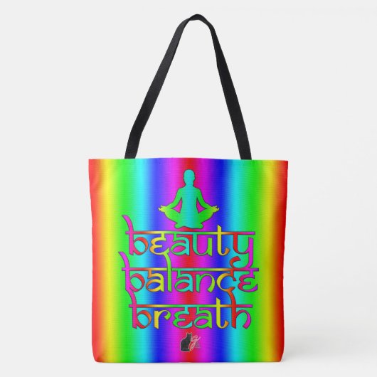 Beauty Balance Breath Canvas tas (Voorkant)