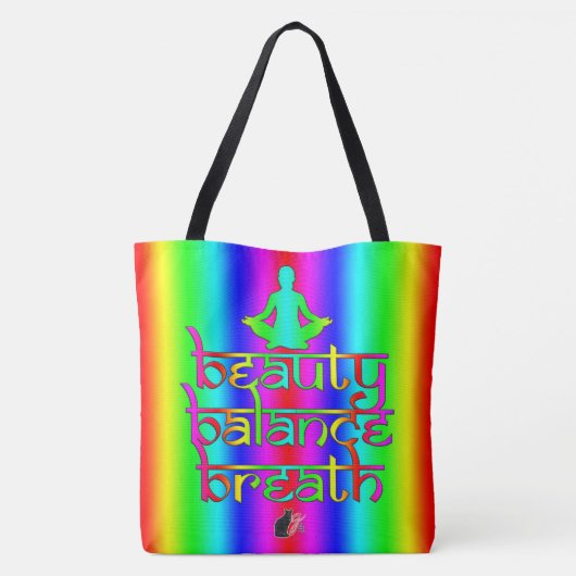 Beauty Balance Breath Canvas tas (Achterkant)