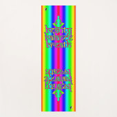 Beauty Balance Breath Rainbow-intenties Yogamat (Voorkant)