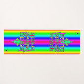 Beauty Balance Breath Rainbow-intenties Yogamat (Voorkant (horizontaal))