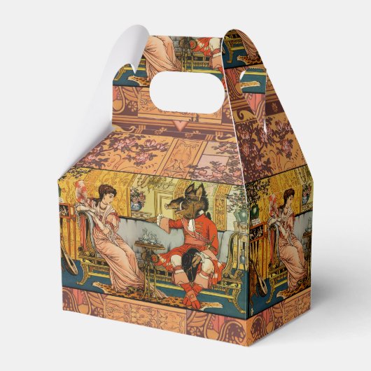 Beauty Beast Classic Sprookjesfiguren Bedankdoosjes (Voorkant Zijde)