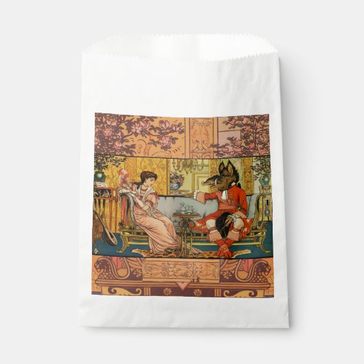 Beauty Beast Classic Sprookjesfiguren Bedankzakje (Voorkant)