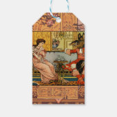 Beauty Beast Classic Sprookjesfiguren Cadeaulabel (Voorkant)