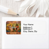 Beauty Beast Classic Sprookjesfiguren Etiket (Insitu)