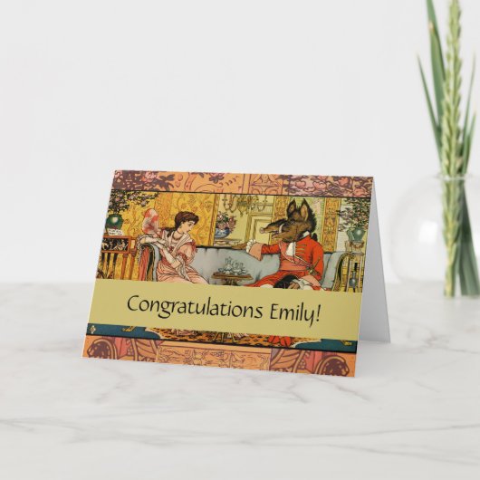 Beauty Beast Classic Sprookjesfiguren Kaart (Voorkant)