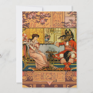 Beauty Beast Classic Sprookjesfiguren Kaart