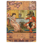 Beauty Beast Classic Sprookjesfiguren Klembord (Achterkant)