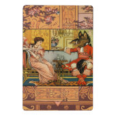 Beauty Beast Classic Sprookjesfiguren Mini Klembord (Achterkant)