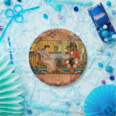 Beauty Beast Classic Sprookjesfiguren Papieren Bordje (Feest)