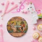 Beauty Beast Classic Sprookjesfiguren Papieren Bordje (Feest)