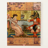 Beauty Beast Classic Sprookjesfiguren Planner (Achterkant)