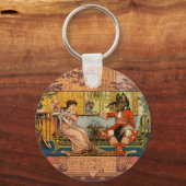 Beauty Beast Classic Sprookjesfiguren Sleutelhanger (Voorkant)