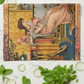 Beauty Beast Classic Sprookjesfiguren Theedoek (Gevouwen)