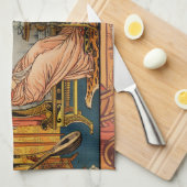 Beauty Beast Classic Sprookjesfiguren Theedoek (Quarter Fold)