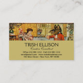 Beauty Beast Classic Sprookjesfiguren Visitekaartje (Achterkant)