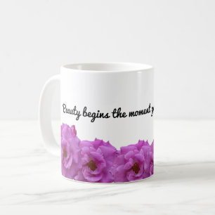 Beauty Begins – Inspirerend Bloemen Mok