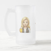 Beauty Beholder Beer Stein Matglas Bierpul (Links)