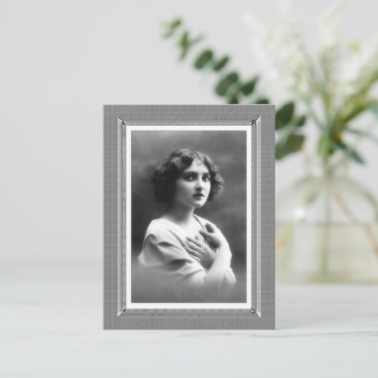  Beauty - Bewaakte Hart - in zwart-wit Briefkaart (Staand voorkant)