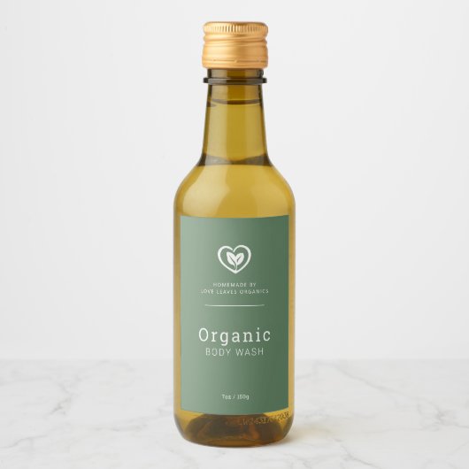 Beauty biologische beauty biologische bladeren log wijn etiket (Voorkant)