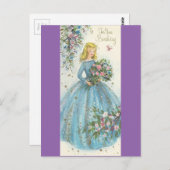  Beauty Birthday Briefkaart (Voorkant / Achterkant)