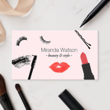 Beauty Biz Wimpers Lippen Mascara Make-up Roze