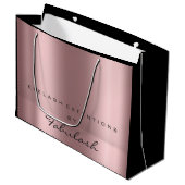 Beauty Blush Make-up Minimal Bruids Roos Aubergine Groot Cadeauzakje (Voorkant Gekanteld)