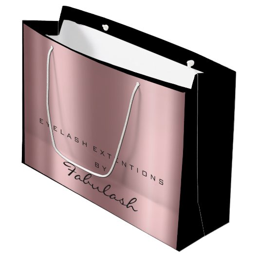 Beauty Blush Make-up Minimal Bruids Roos Aubergine Groot Cadeauzakje (Voorkant Gekanteld)