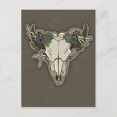 Beauty Boho Scull Briefkaart (Voorkant)