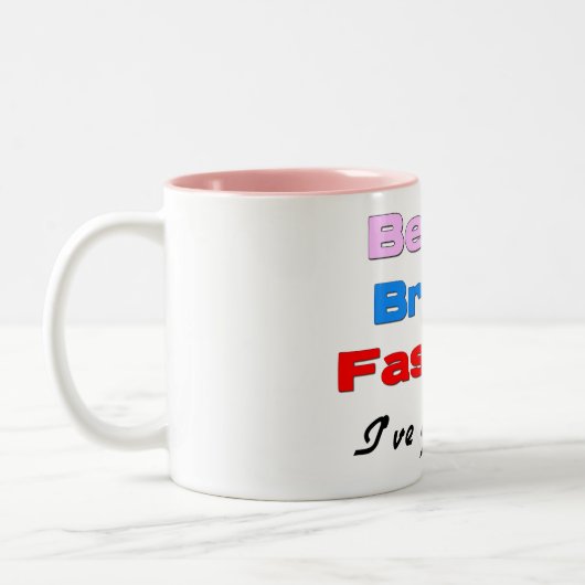 Beauty Brains Fast Car-mok Tweekleurige Koffiemok (Links)