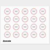 Beauty Branding Sprinkles Patriotic Packaging Ronde Sticker (Vel)
