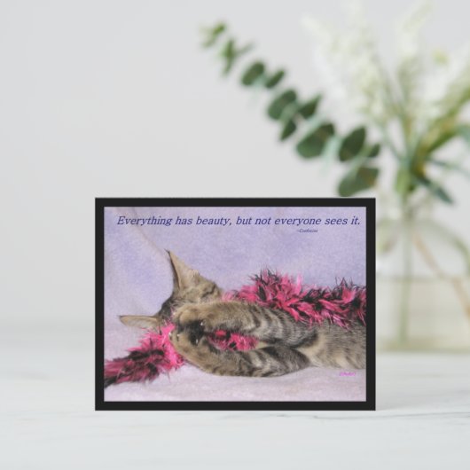 Beauty Briefkaart (Staand voorkant)