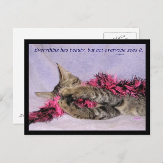 Beauty Briefkaart (Voorkant / Achterkant)