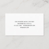 Beauty Brows Bar Professional-artiest Visitekaartje (Achterkant)