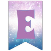 Beauty Brunch|Paars|Blue & White Sparkles Spa Vlaggetjes (Derde vlag)