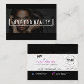 Beauty Business Visitekaartje (Voorkant / Achterkant)