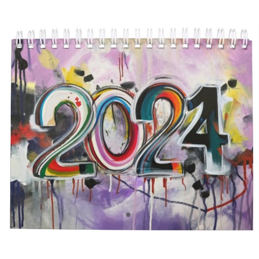 Beauty Calendar 2024: A Fusion of (Art and AI) Kalender (Achterkant)