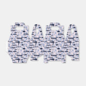 Beauty Care Blue Roos Patroon Bedankdoosjes (Uitgevouwen)