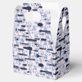 Beauty Care Blue Roos Patroon Bedankdoosjes (Geopend)