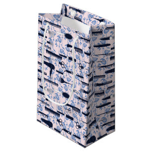 Beauty Care Blue Roos Patroon Klein Cadeauzakje