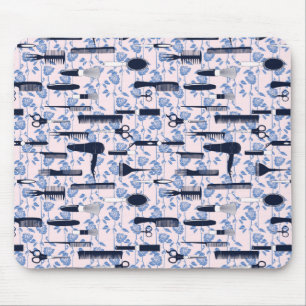 Beauty Care Blue Roos Patroon Muismat