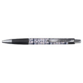 Beauty Care Blue Roos Patroon Pen (Achterkant)